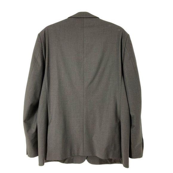Mens Calvin Klein Size 46R Wool Blazer Suit Coat Jacket Black 5176 - Picture 7 of 8